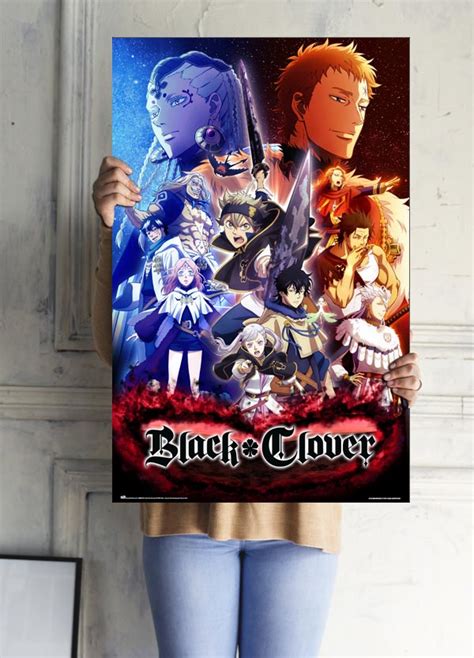 Black Clover Bohaterowie Plakat Galeria Plakatu