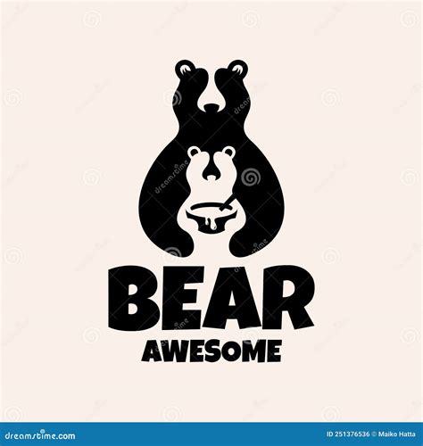 Illustration Bear Logo Stock Illustration Illustration Of Pattern