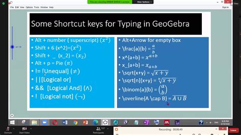 How To Use Sequence Commands In Geogebra Youtube