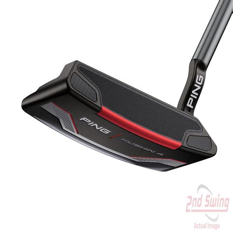 NEW Ping 2021 Kushin 4 Putter Strong Arc Steel Left Handed Black Dot 34 ...