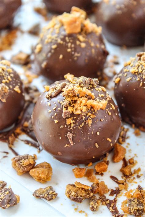 Butterfinger Nutter Butter Truffles | Baking You Happier