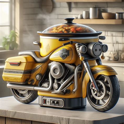 Savor The Journey Harley Davidson Inspired Slow Cookers For Easygoing Meals Luxarts