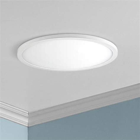 Maxim Wafer 15 Wide White 4000k Led Round Ceiling Light 53v41