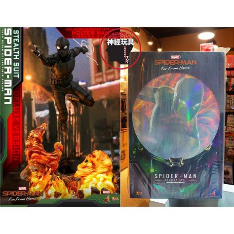 神經玩具現貨 HOT TOYS MMS541 蜘蛛人 離家日 蜘蛛人 潛行戰衣款 豪華版 1 6 12吋 野獸國 蝦皮購物