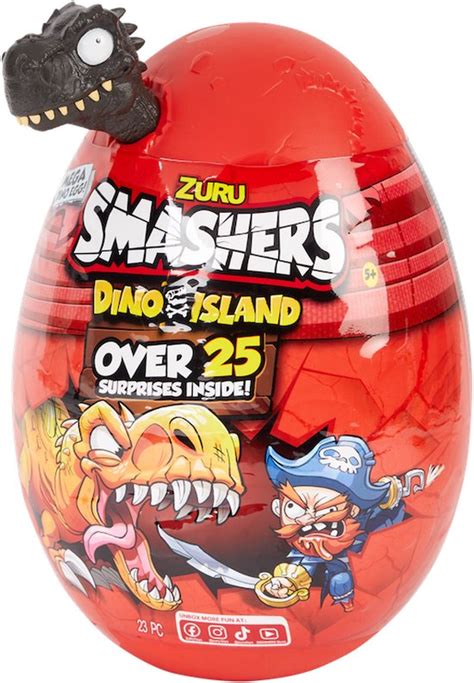 Zuru Smashers Dino Island Mega Egg Over Suprises Inside Speelgoed