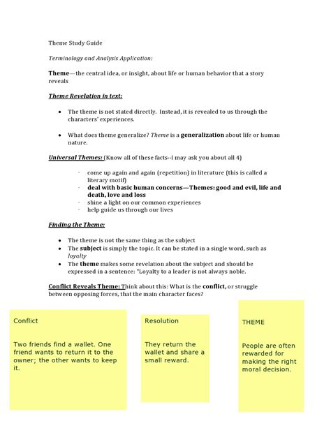 how to create a study guide