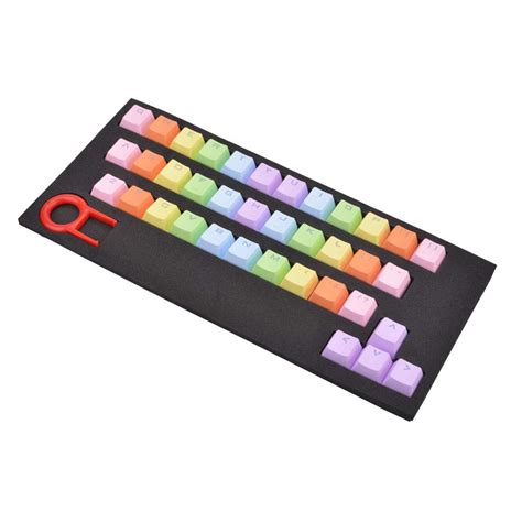 Buy Keyboard Keycap 37key Pbt Double Injection Backlit Keycaps For