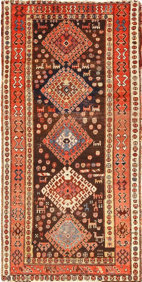 View This Beautiful Shabby Chic Tribal Persian Kurdish Rug From