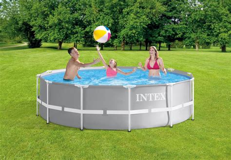 Bol Intex Prism Frame Zwembad Rond 366 X 99 Cm Voordeelset