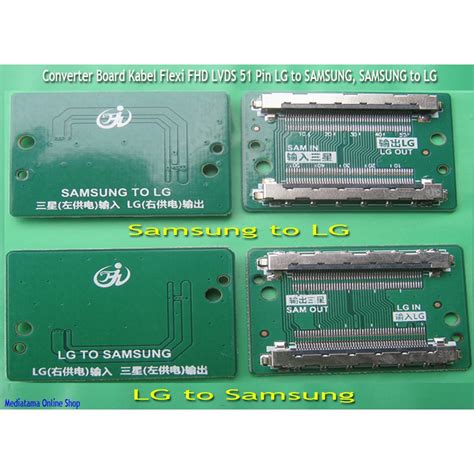 Jual Board Converter Kabel Flexible Fhd Lvds Pin Samsung To Lg Lg