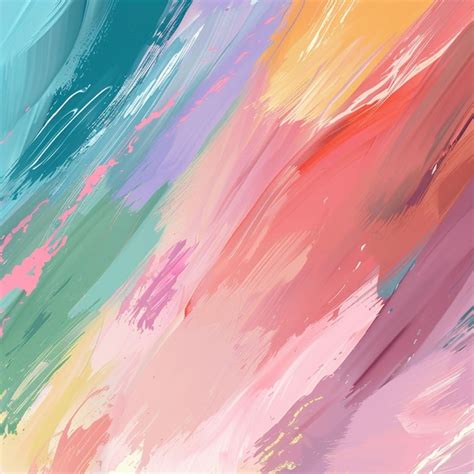 Multicolored Paint Streaks Abstract Background | Premium AI-generated image