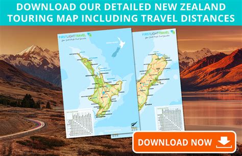 New Zealand Travel Maps First Light Travel