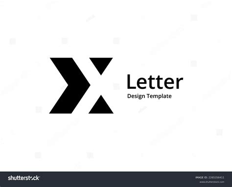 Letter X Logo Icon Design Template Stock Vector Royalty Free