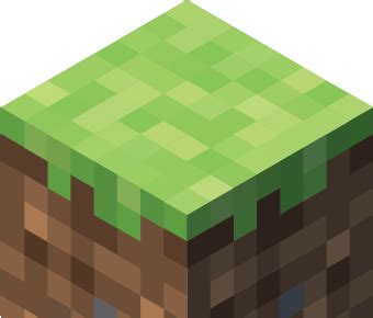 Minecraft Grass Block Art