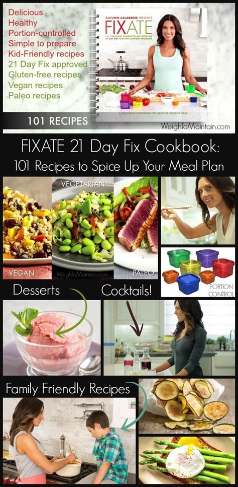 Fixate 21 Day Fix Cookbook Recipes To Spice Up Your Meal Plan — Plan A