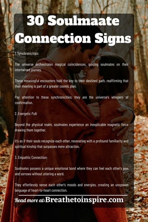 30 Spiritual Soulmate Connection Signs That Will Leave You To Ponder ...