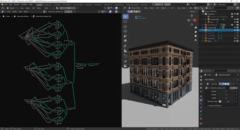 Real Sizes Procedural Building Works In Progress Blender Artists