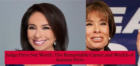 Judge Pirro Net Worth: The Remarkable Career and Wealth of Jeanine ...