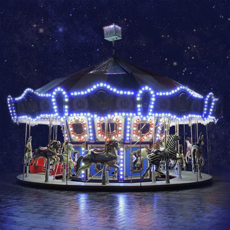 Midnight Carousel Photograph By Sally Banfill