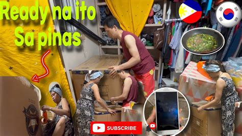 Umpisahan Na Ang Pag Taping Ng Cargo Box Para Mapadala Na Sa Pinas