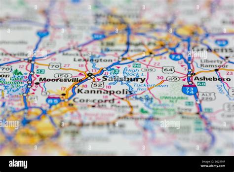 Salisbury North Carolina Map