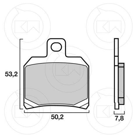 PASTIGLIE FRENO POSTERIORI EBC SFA266 PIAGGIO BEVERLY 500 2002 2003