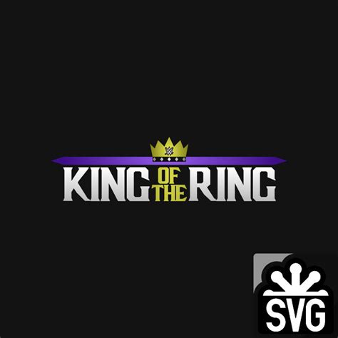 WWE King Of The Ring (Modernized) Logo SVG by DarkVoidPictures on ...