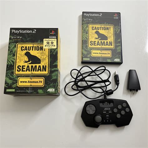 seaman game ascii sea mic controller playstation ps ntsc  japan sp