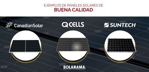 Calidad de paneles solares Criterios y evaluación