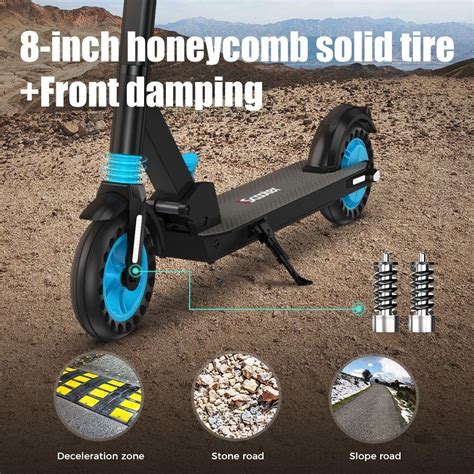 Iscooter I Foldable Electric Scooter Inch Honeycomb Tire V Ah