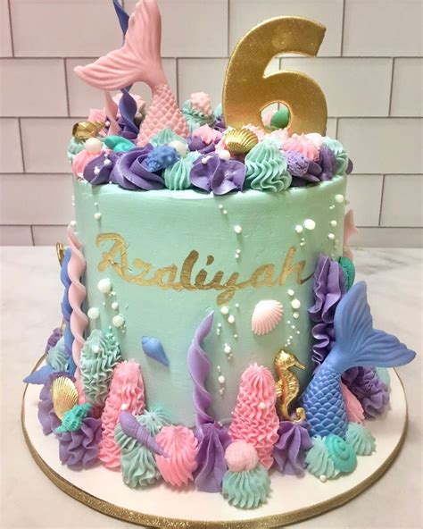 Mermaid Birthday Cake