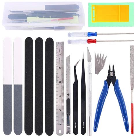 Amazon 21Pcs Gundam Tools Kit Gunpla Tool Set Modeler Basic Tool