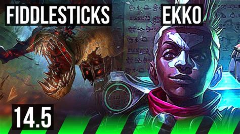 FIDDLESTICKS Vs EKKO JNG Rank 1 Fiddle 600 Games 20 5 10