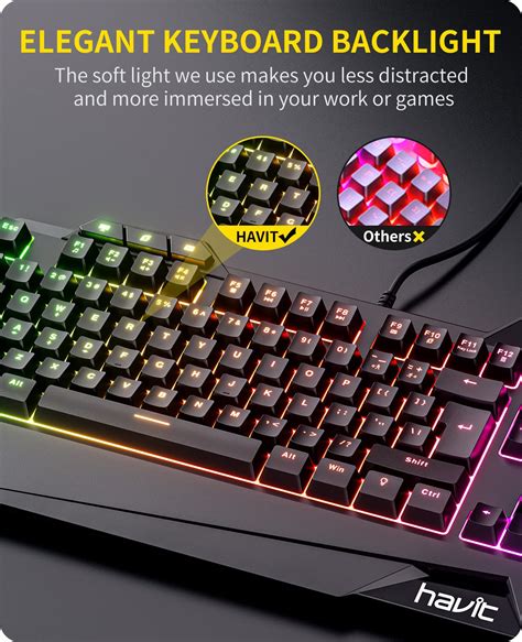 Buy Havit Gaming Keyboard And Mouse Combo Backlit Computer Keyboards