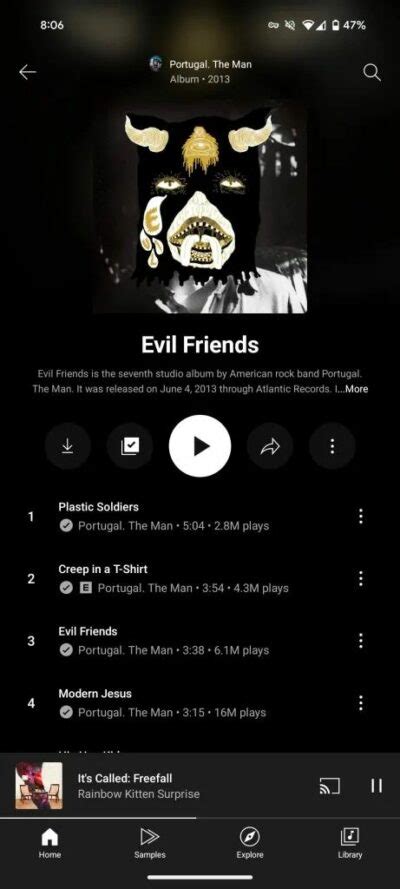 YouTube Music Gets Song Play Counts