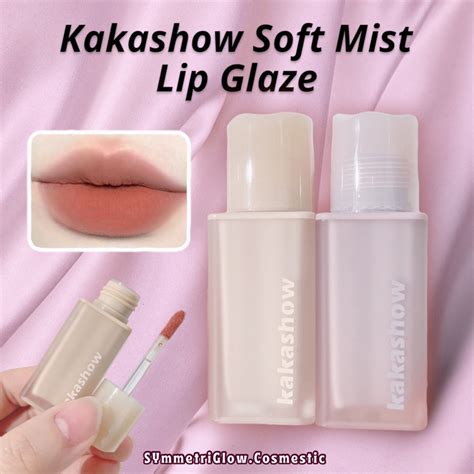Kakashow Soft Mist Lipstick Glaze Soft Mist Lip Gloss Matte Lipstick Nude Summer Lip Mud Long