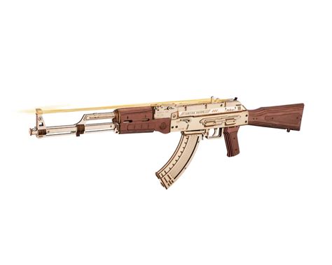 LQ901 AK 47 Assault Rifle Houten Bouwpakket 3D Puzzel DIY Robotime