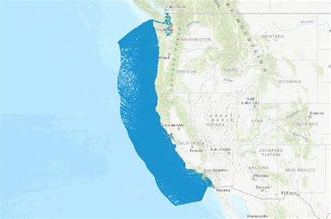 pacific eez vessel transit counts  ca offshore wind energy