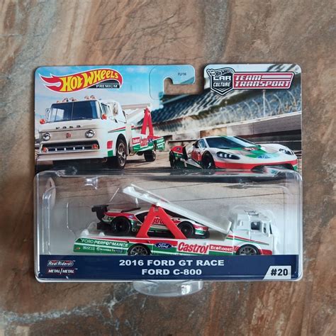 Jual HOT WHEELS FORD GT RACE TEAM TRANSPORT Shopee Indonesia