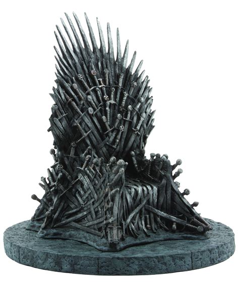 Oct120079 Game Of Thrones Iron Throne Mini Replica Previews World