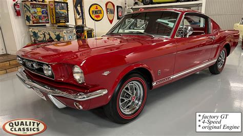 1966 Mustang Fastback GT 4-speed - Quality Classics