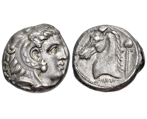 Sicily Entella Punic Issues Circa Bc Ar Tetradrachm