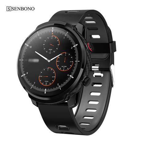 SENBONO reloj inteligente S10 con control del ritmo cardíaco y