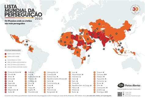 Pa Ses Governos Autorit Rios Lideram A Lista Mundial Da Persegui O