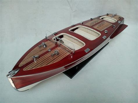 Chris Craft Luxury Riva Cm Modellino Di Barca In Scala Legno