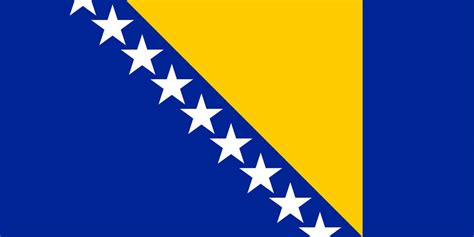 Bosnia and Herzegovina flag vector - country flags