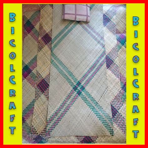 Banig Native Sleeping Mat Karagumoy From Bicol Free Round Pamaypay