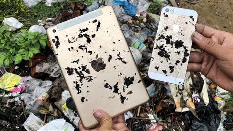 Restore Abandoned Phone Found From Rubbish Destroyed Phone Restoration