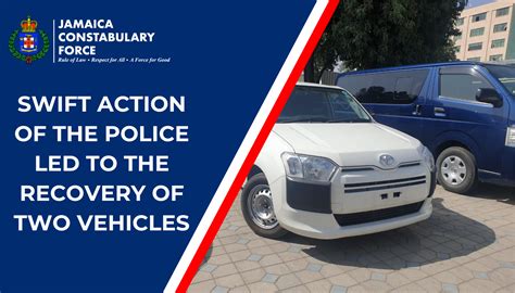 Swift Action Of The Police Led To The Recovery Of Two Vehicles