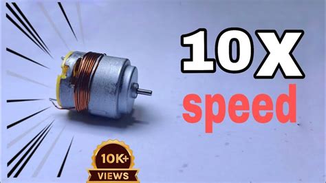 Turbocharge Your DC Motor RPM How To Increase Speed Of Dc Motor At